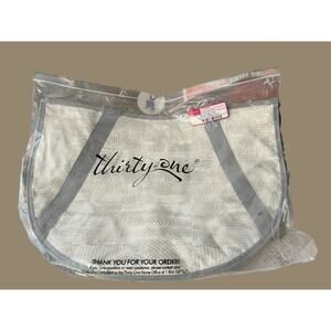 Thirty One Round Utility Tote Bag in Desert Dash New Storage Organizer